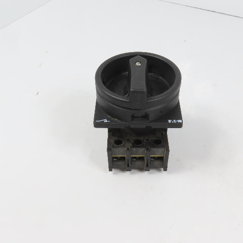 Eaton P1-25 3-Pole 25A 600V Rotary Disconnect Switch (Clean)