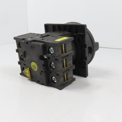 Eaton P1-25 3-Pole 25A 600V Rotary Disconnect Switch (Clean)