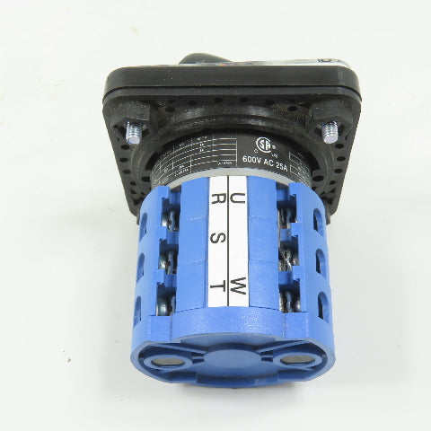 Auspicious 25A 600V 3-Position Rotary Switch 5HP (Clean)