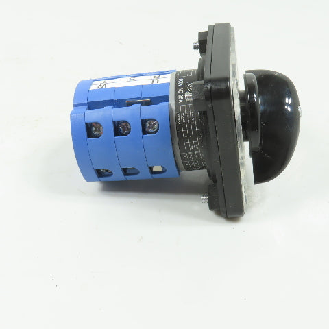 Auspicious 25A 600V 3-Position Rotary Switch 5HP (Clean)