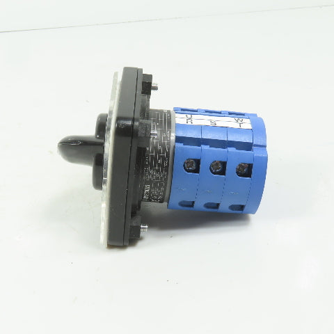 Auspicious 25A 600V 3-Position Rotary Switch 5HP (Clean)