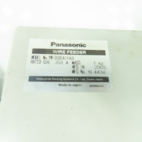 Panasonic Matsushita YW-35DEA1YAD Wire Feeder 350 A Mass 7KG