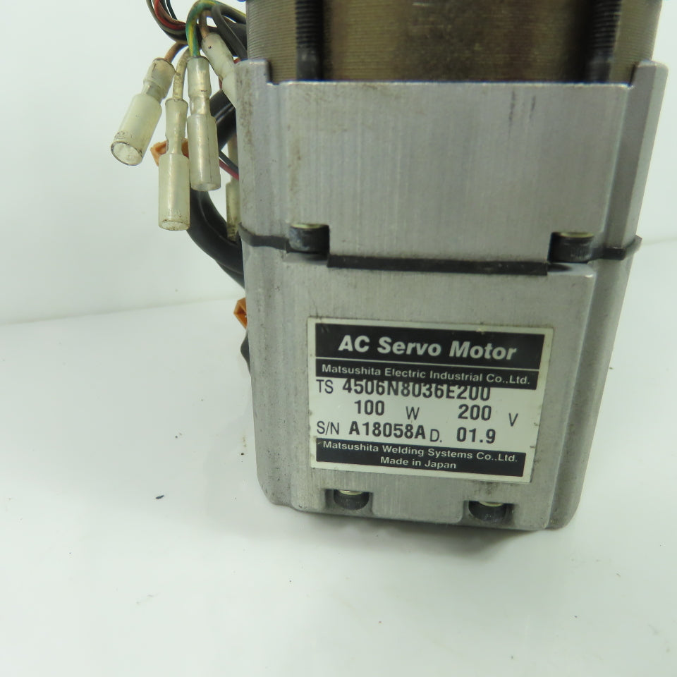 Matsushita TS 4506N8036E200 AC Servo Motor 100W 200V