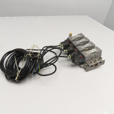 Norgren SXE9574-A71-00 5/2 Single Solenoid Spring Return Valve Bank 24VDC