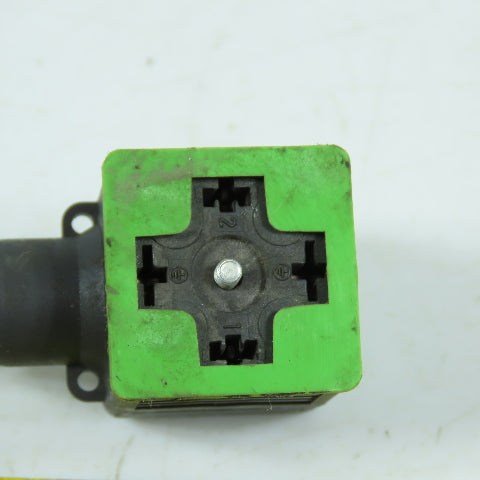 Murr Elektronik 4A 24V AC/DC Solenoid Valve Coil Connector W/ 3 Wire Lead