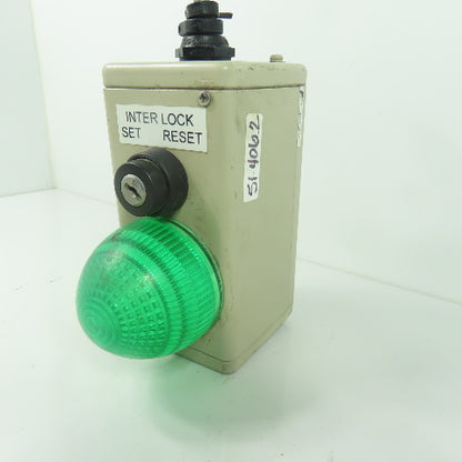 Fuji AHX 922A Interlock Set Reset Switch Light Enclosure