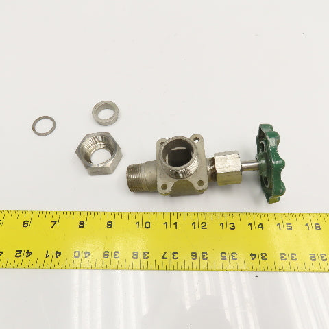 EEP Products 64250-220 3/4" NPT Stainless Steel Gagecock Valve 500PSI