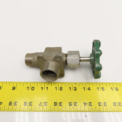 EEP Products 64250-220 3/4" NPT Stainless Steel Gagecock Valve 500PSI Incomplete