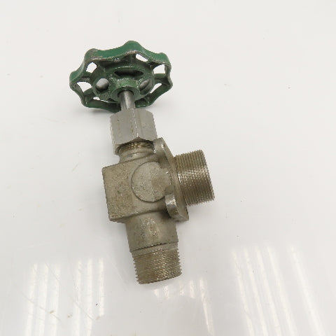 EEP Products 64250-220 3/4" NPT Stainless Steel Gagecock Valve 500PSI Incomplete