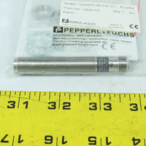 Pepperl + Fuchs NMB2-12GM75-Z0-FE-V1 093410 Inductive Proximity Sensor 6-30VDC