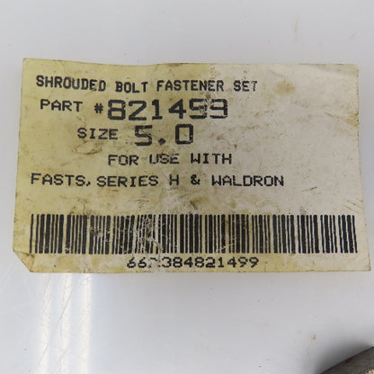 Waldron Size 5 821499 Shrouded Bolt Fastener Mounting Hardware Kit 3/4-16