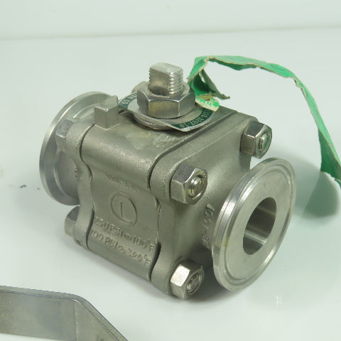 Tri-Clover Ladish 4308-3207-10-PC Ball Valve CF8M 250PSI