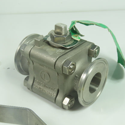 Tri-Clover Ladish 4308-3207-10-PC Ball Valve CF8M 250PSI