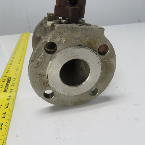 Tufline 2" PTFE 150Class 2-Way Plug Valve CF8M 400PSI