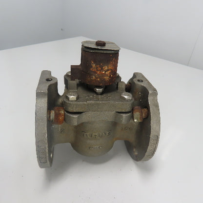 Tufline 2" PTFE 150Class 2-Way Plug Valve CF8M 400PSI