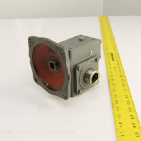 Hub City 0220-60432-185 185 7.5:1 Ratio Right Angle Gear Reducer 5/8" x 1" 56 Fr