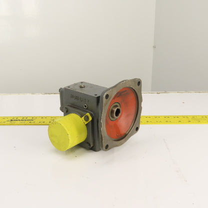 Hub City 0220-60432-185 185 7.5:1 Ratio Right Angle Gear Reducer 5/8" x 1" 56 Fr