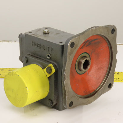 Hub City 0220-60432-185 185 7.5:1 Ratio Right Angle Gear Reducer 5/8" x 1" 56 Fr
