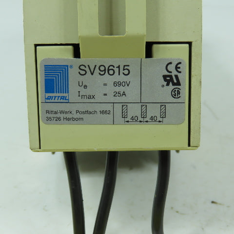 Rittal SV9615 Mini-PLS Component Adaptor 25A 690V