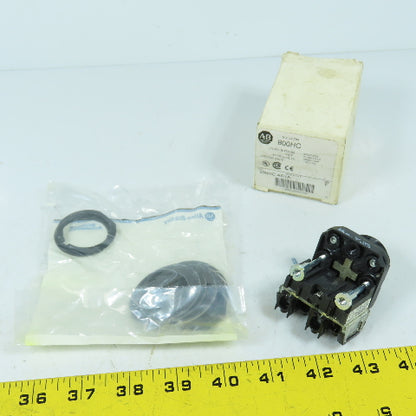 Allen Bradley 800HC-AR1A Ser F Momentary Contact Green Push Button Kit New