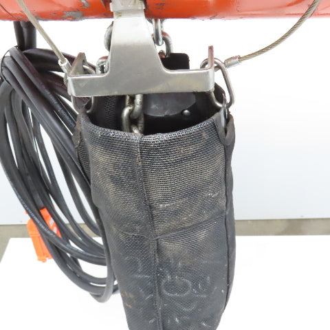 CM Model L 1 Ton Electric Chain Hoist 15' Lift 16FPM 208-480V 3Ph W/ DC Braking