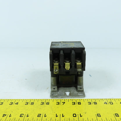 General Electric CR153B002FHB 25A 3-Pole Contactor 600VAC Max 120V Coil
