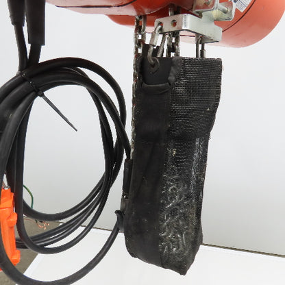 CM Model L 1 Ton Electric Chain Hoist 15' Lift 16FPM 208-480V 3Ph W/ DC Braking