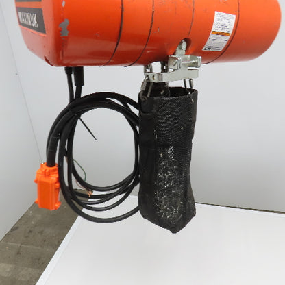 CM Model L 1 Ton Electric Chain Hoist 15' Lift 16FPM 208-480V 3Ph W/ DC Braking