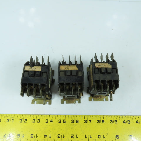 Westinghouse BFF31F Control Relay 300VAC 10A 3NO-1NC 120V Coil Lot Of 3