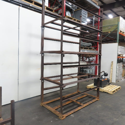 Stackable Material Storage Stack Rack 72" x 39-1/2" x 32"T Lot Of 4