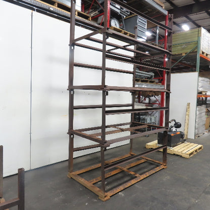 Stackable Material Storage Stack Rack 72" x 39-1/2" x 32"T Lot Of 4