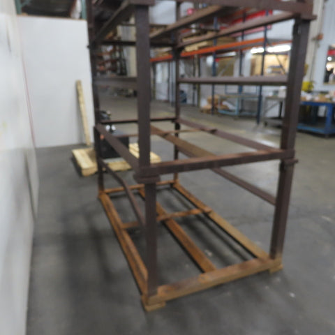 Stackable Material Storage Stack Rack 72" x 39-1/2" x 32"T Lot Of 4