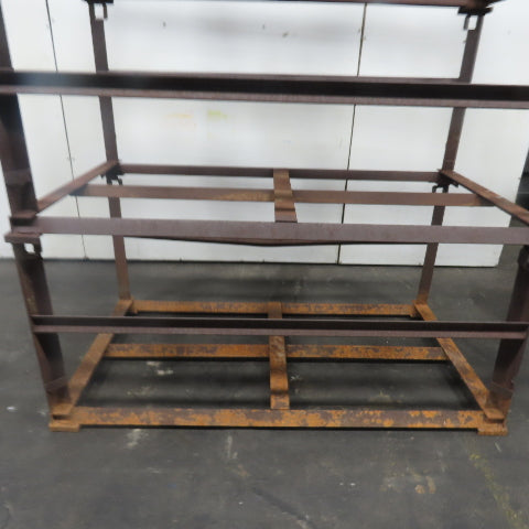 Stackable Material Storage Stack Rack 72" x 39-1/2" x 32"T Lot Of 4