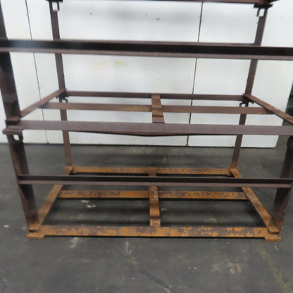 Stackable Material Storage Stack Rack 72" x 39-1/2" x 32"T Lot Of 4