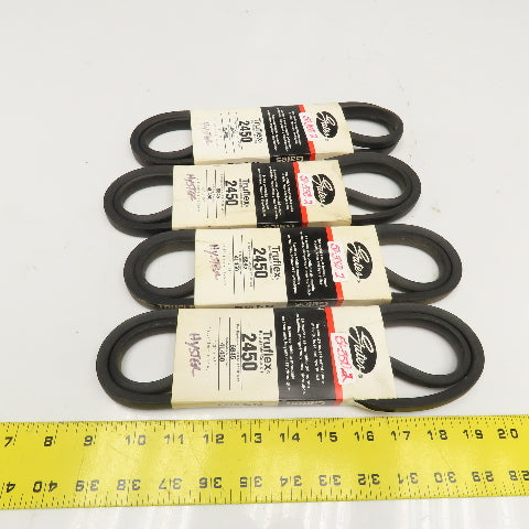 Gates 2450 4L450 V-Belt 1/2" x 45" Lot Of 4