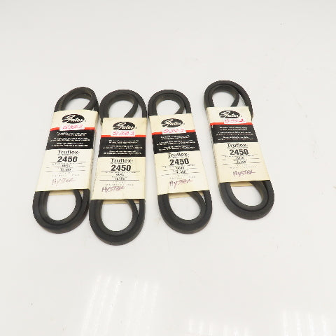 Gates 2450 4L450 V-Belt 1/2" x 45" Lot Of 4