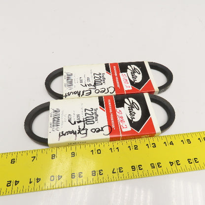 Gates 2200 4L200 V-Belt 1/2" x 20" Lot Of 2