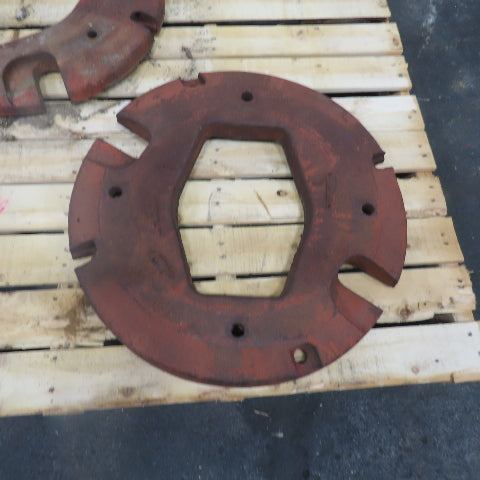 IH International Harvester 0-8189 Rear Wheel Weight Set of 2
