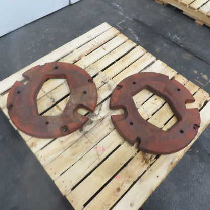 IH International Harvester 0-8189 Rear Wheel Weight Set of 2