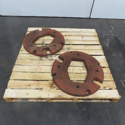 IH International Harvester 0-8189 Rear Wheel Weight Set of 2