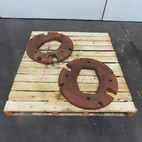 IH International Harvester 0-8189 Rear Wheel Weight Set of 2