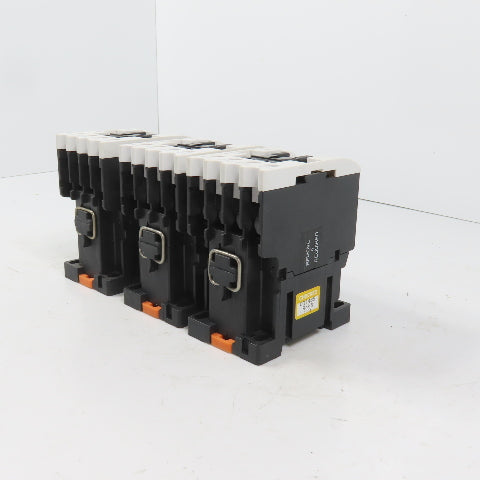 Teco RAU-4 AC Magnetic Control Relay 4-Pole 220V Coil 6A 600VAC Max Lot Of 3