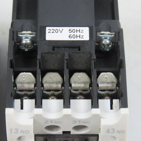 Teco RAU-4 AC Magnetic Control Relay 4-Pole 220V Coil 6A 600VAC Max Lot Of 3