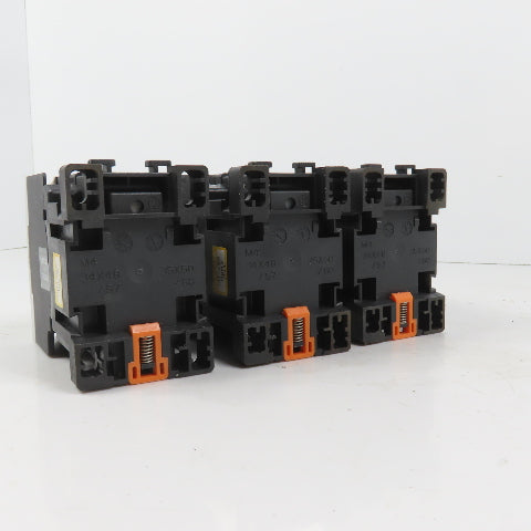 Teco RAU-4 AC Magnetic Control Relay 4-Pole 220V Coil 6A 600VAC Max Lot Of 3