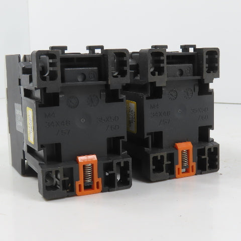 Teco RAU-4 AC Magnetic Control Relay 4-Pole 110V Coil 6A 600VAC Max Lot Of 2