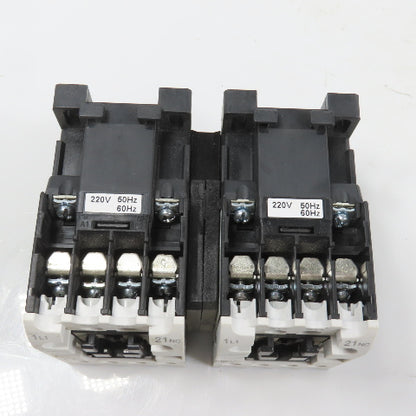Teco CU-11 Size 0 Reversing Magnetic Contactor 3PH 10HP 220V Coil 24A