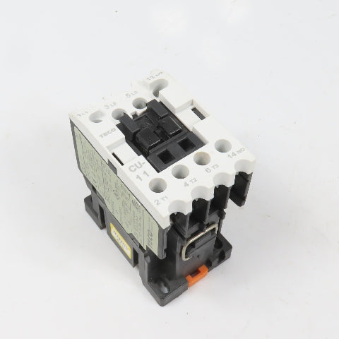 Teco CU-11 Size 0 Magnetic Contactor 3PH 10HP 220V Coil 24A 600VAC Max