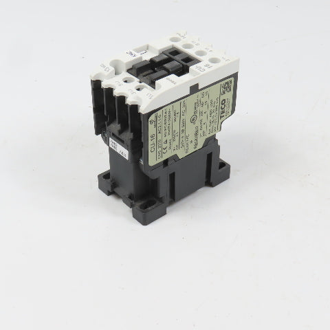 Teco CU-16 Size 0 Magnetic Contactor 3PH 10HP 110V Coil 30A 600VAC Max