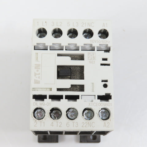 Eaton DILM9-01 XTCE009B01 3PH 5HP Contactor 110V Coil 20A 600V Max