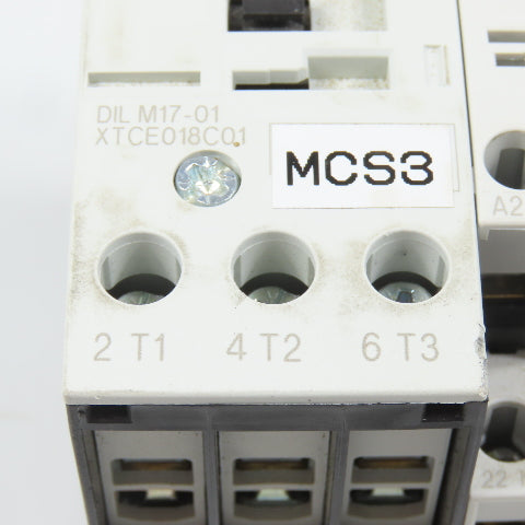 Eaton DILM17-01 XTCE018C01 3PH 15HP Contactor 110V Coil 40A 600V Max